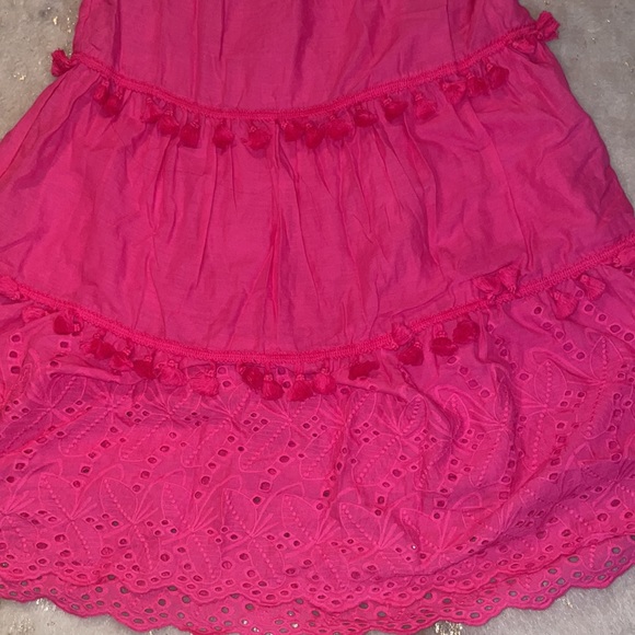 Pink Off Shoulder Dress - Picture 2 of 4